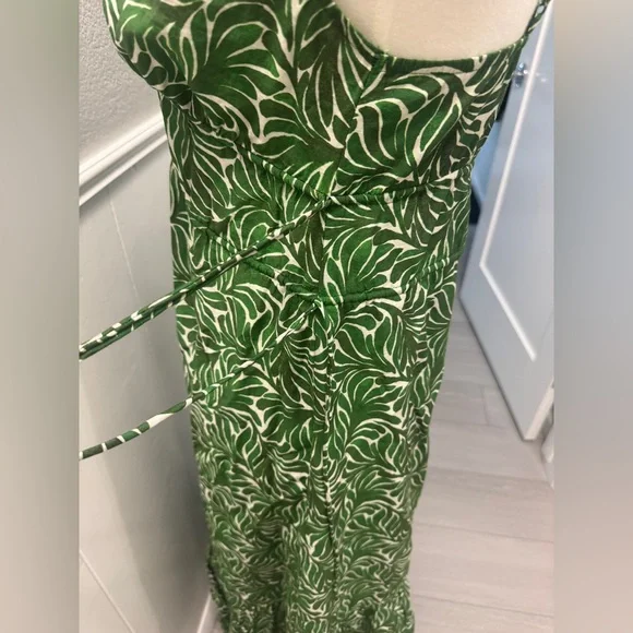 H&M Green Floral Women's Dress size S - Picture 5 of 5